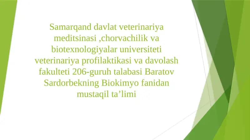 Fermentlarning hujayra ichidagi roʻli