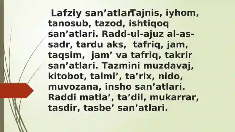 Lafziy san’atlar