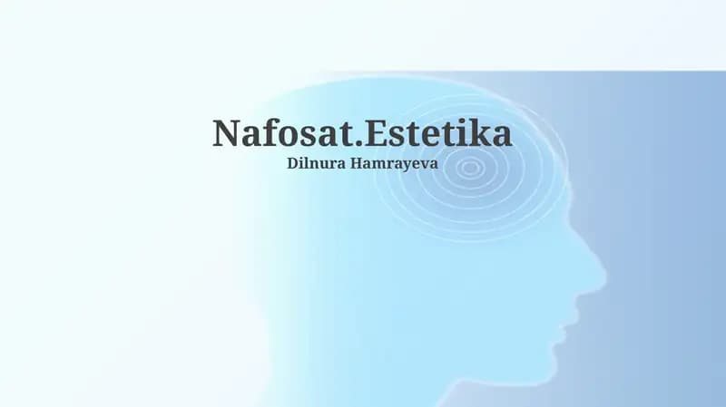 Nafosat.Estetika