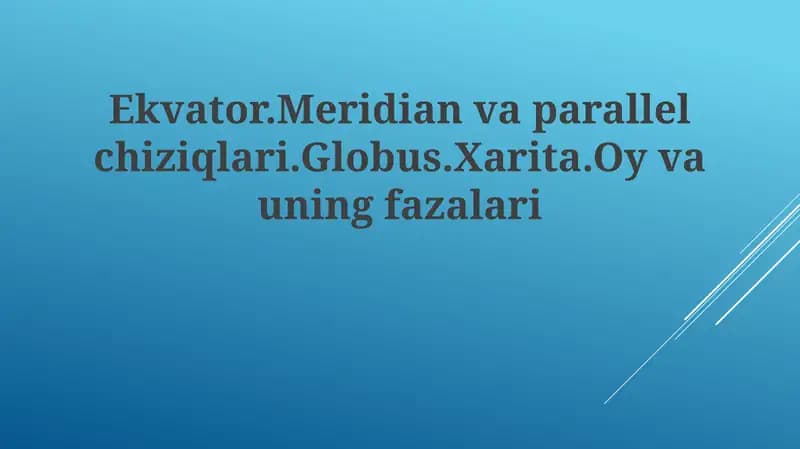 Oy va uning fazalari