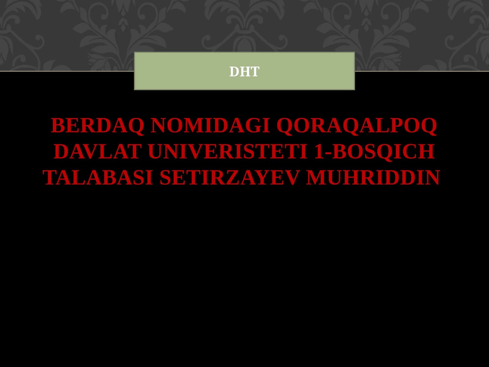 QADIMGI SHARQ DESPOTIYASI