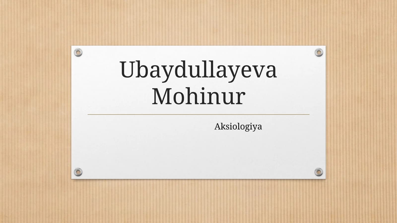 Aksiologiya