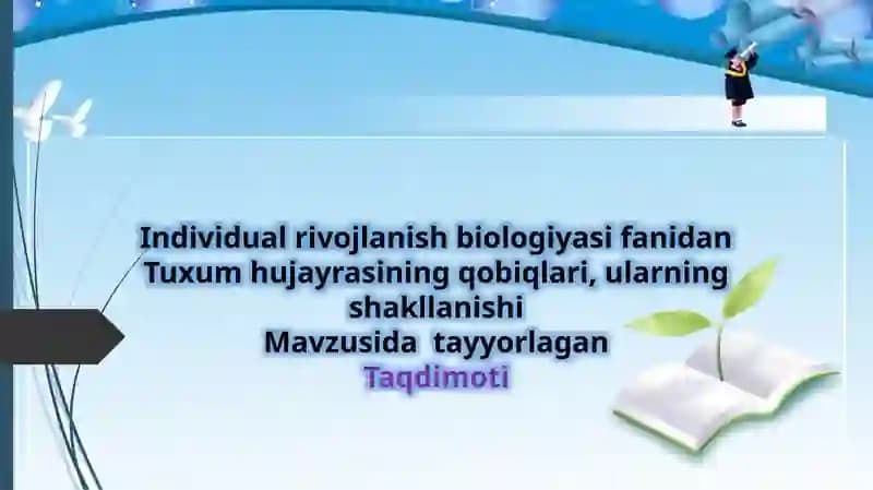 Tuxum hujayrasining qobiqlari, ularning shakllanishi