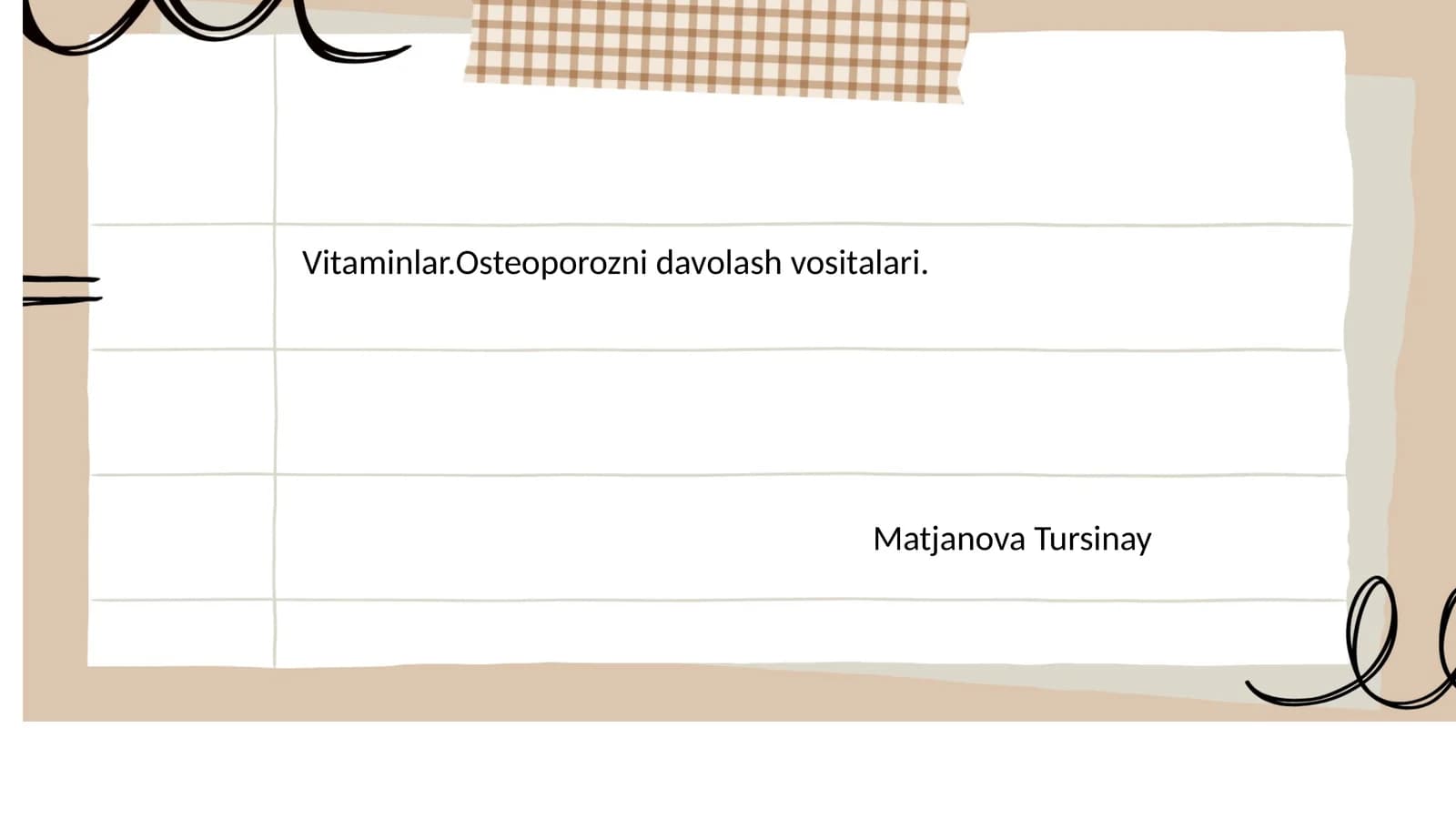 Immunitetga tasir etuvchi vositalar. Vitaminlar