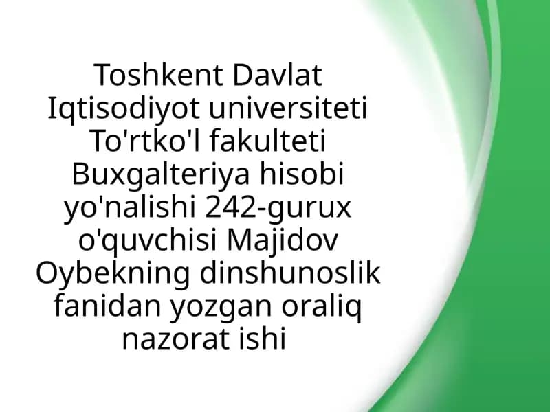 Urug'qabiladinlari haqida