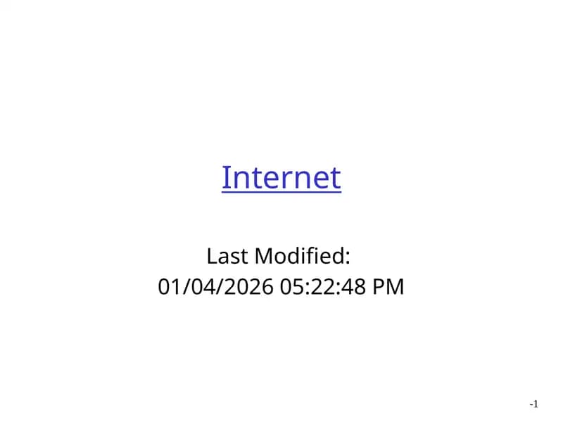 History of the Internet