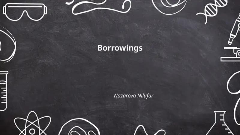 Borrowings
