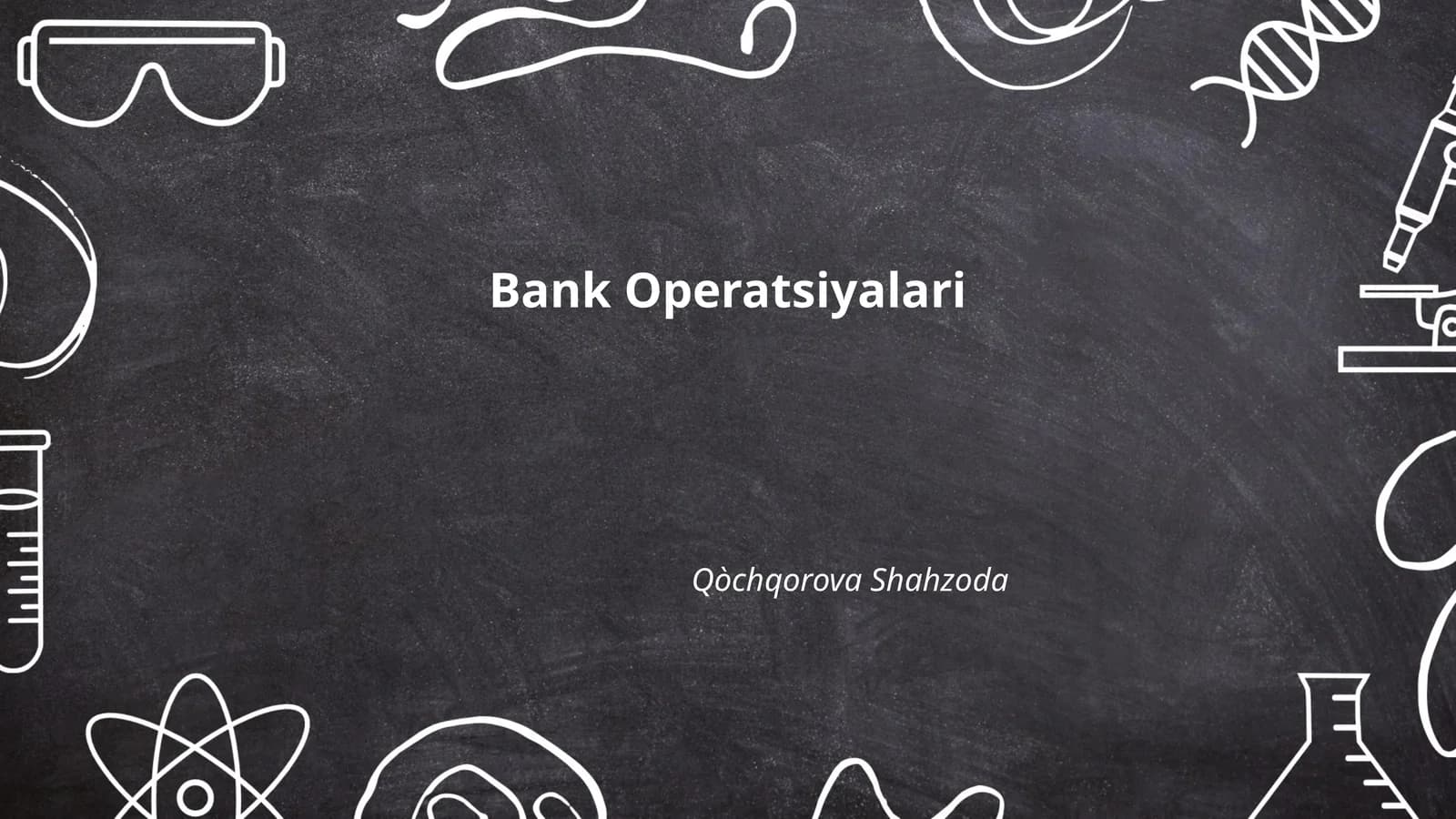 Bank Operatsiyalari