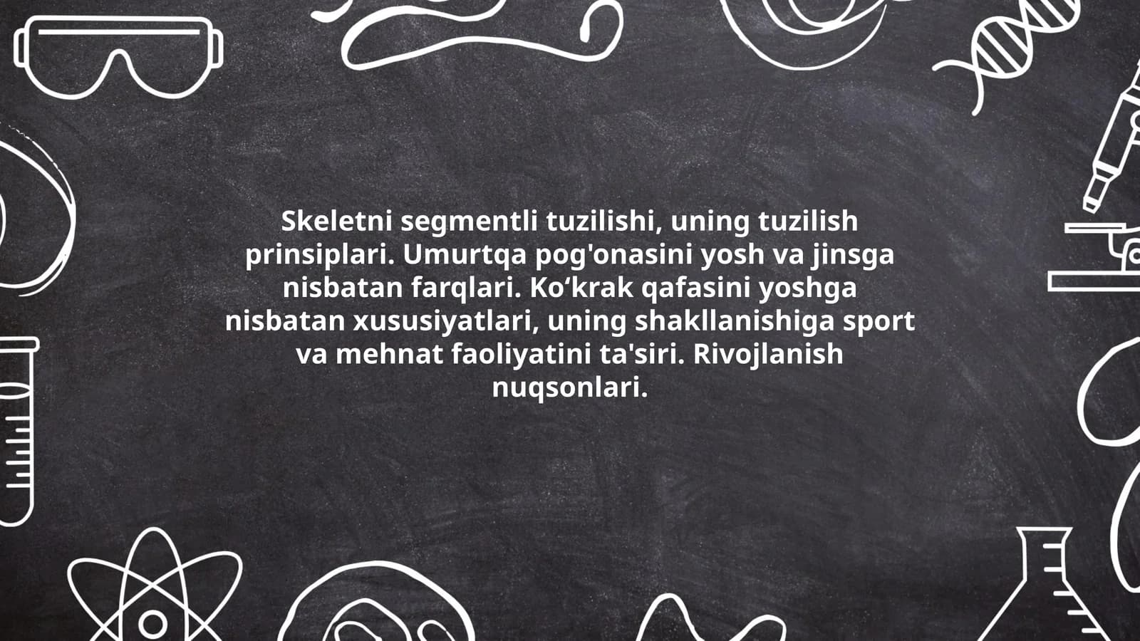 Skeletni segmentli tuzilishi