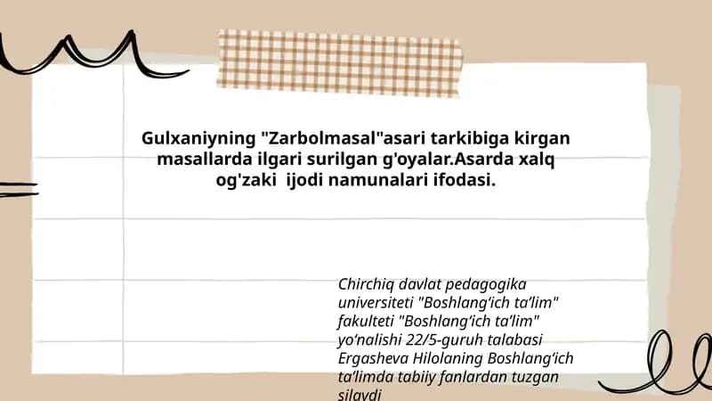 Zarbolmasal
