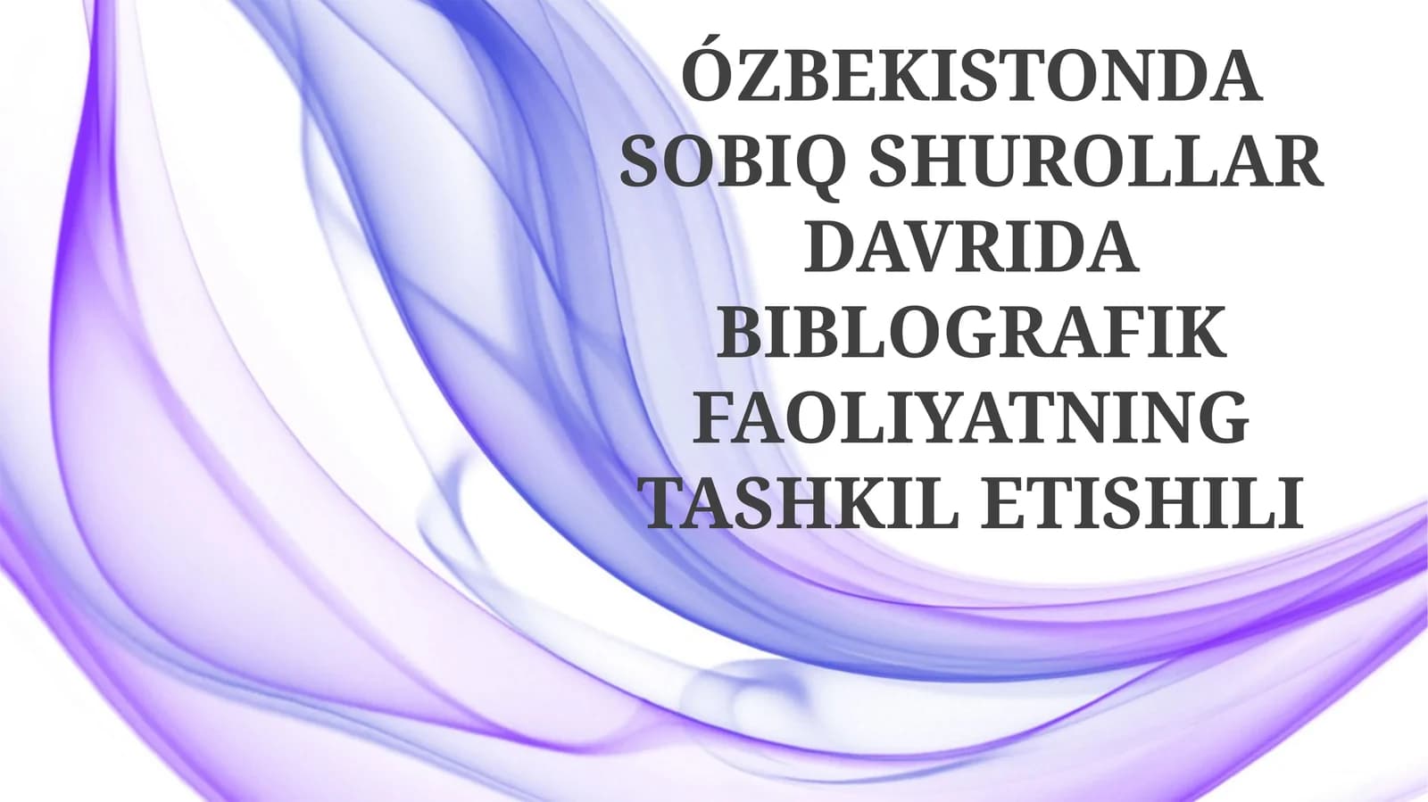 Sovet Davri Bibliografik Amaliyoti
