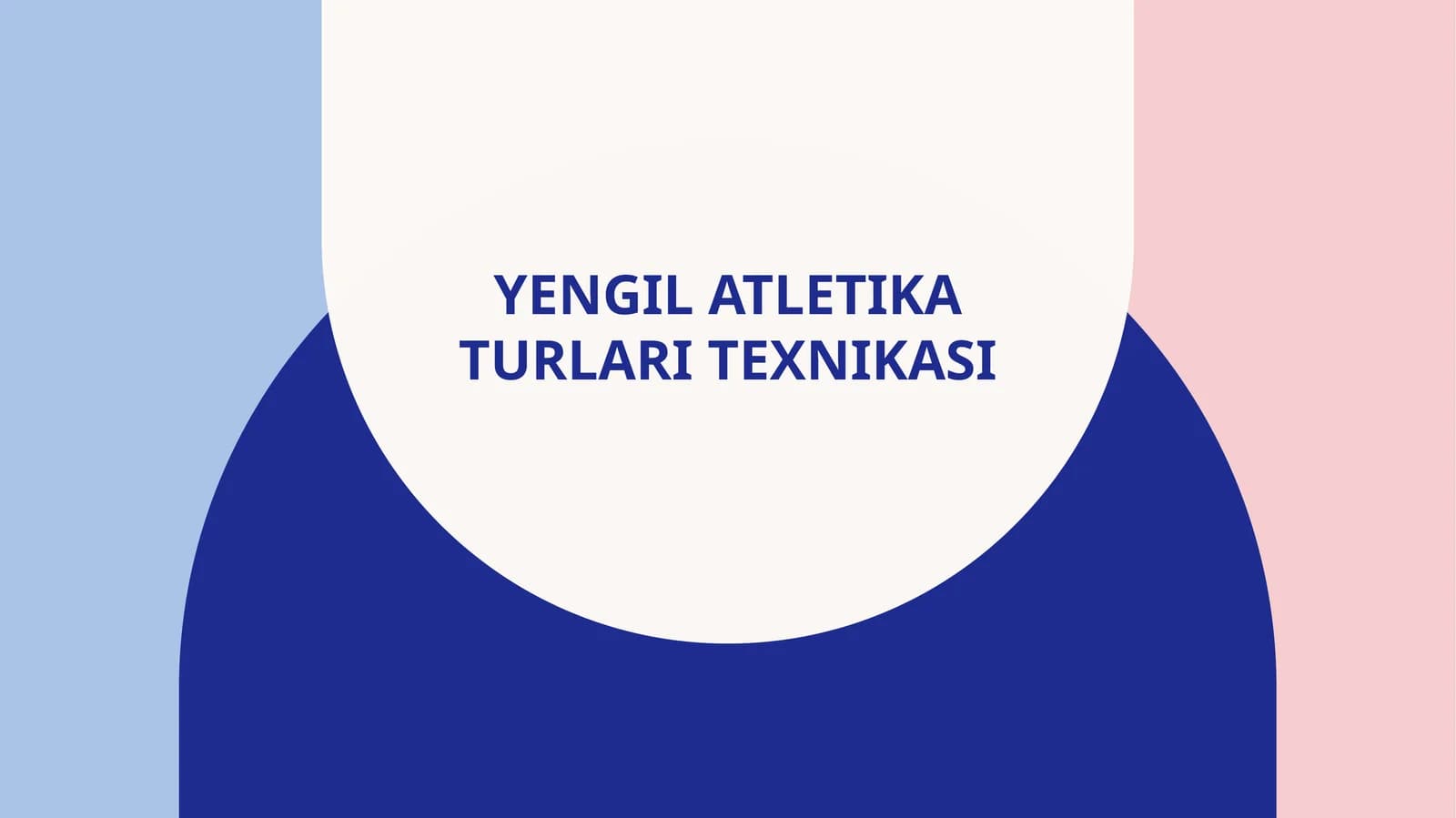 Yengilatletika turari texnikasi