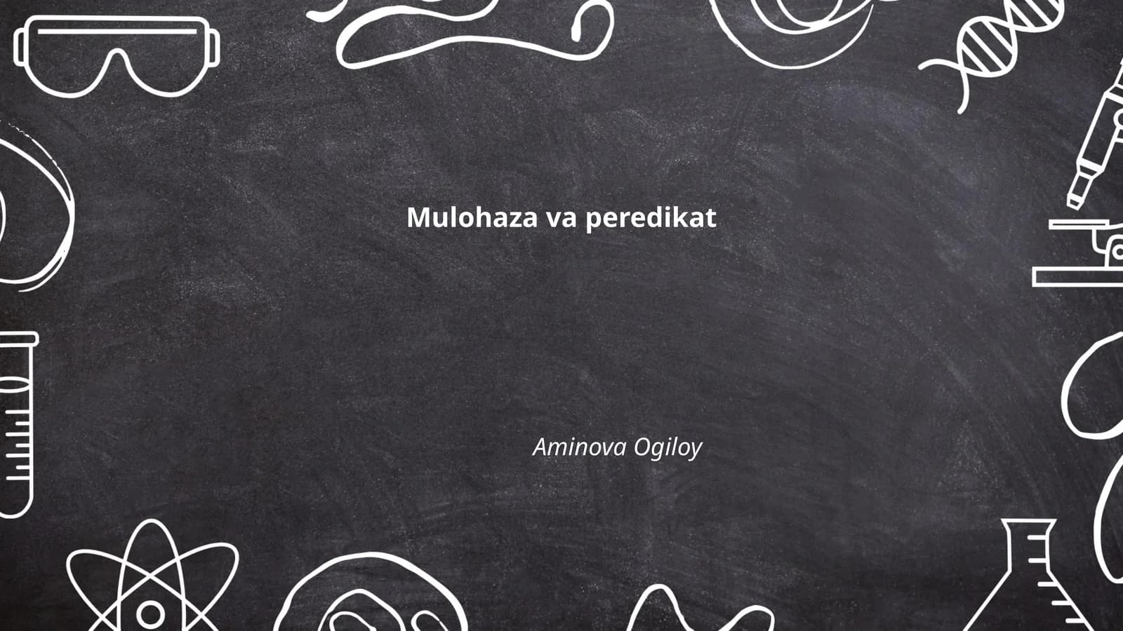 Mulohaza va peredikat