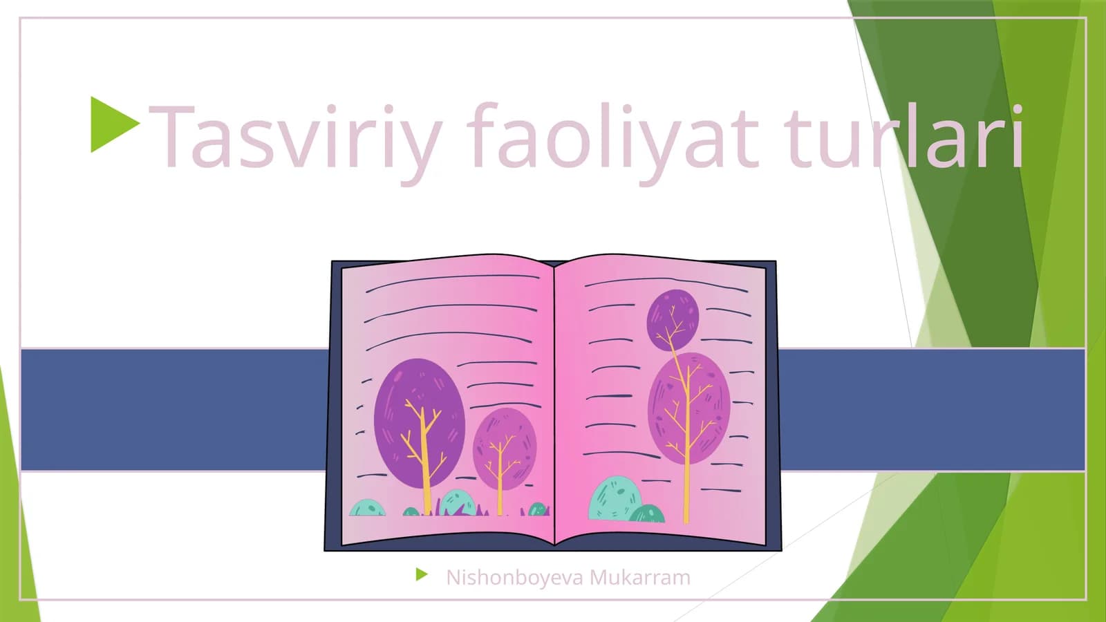 Tasviriy faoliyat turlari