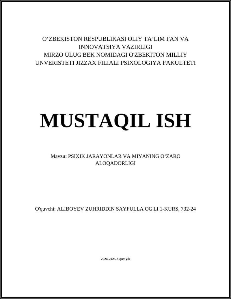 Diqqatni boshqarish va miya faoliyati
