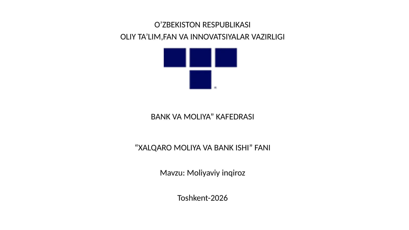 Moliyaviy inqiroz