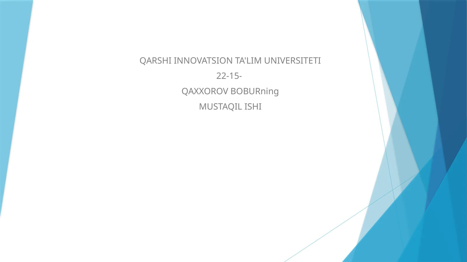O'RTA ASRLAR DAVRI ARXEOLOGIYASI