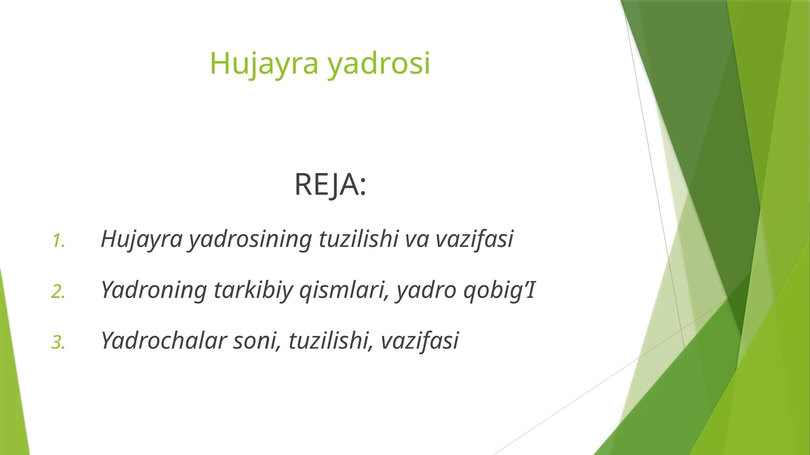 Hujayra yadrosi