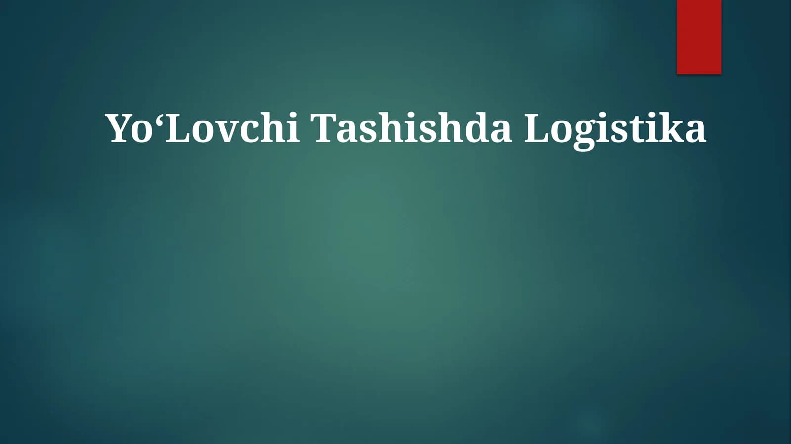 Kirish Logistika