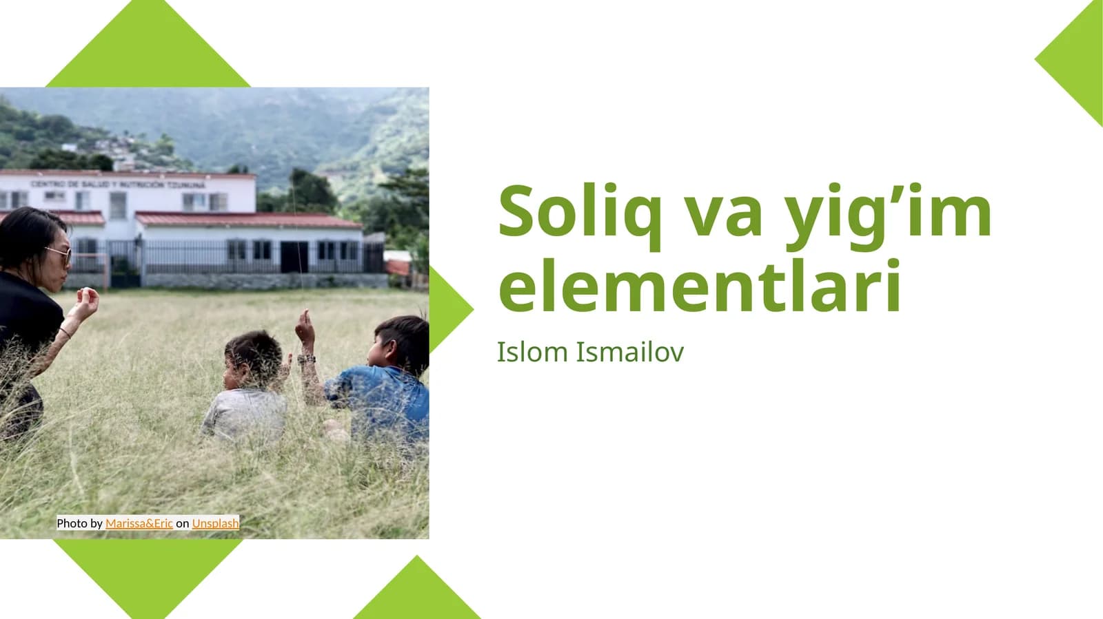 Soliq va yig’im elementlari