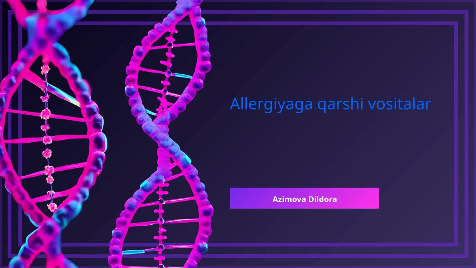 Allergiyaga qarshi vositalar