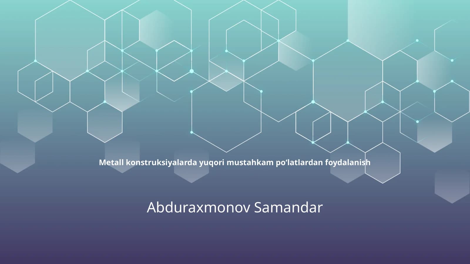 Yuqori mustahkam poʻlatlar