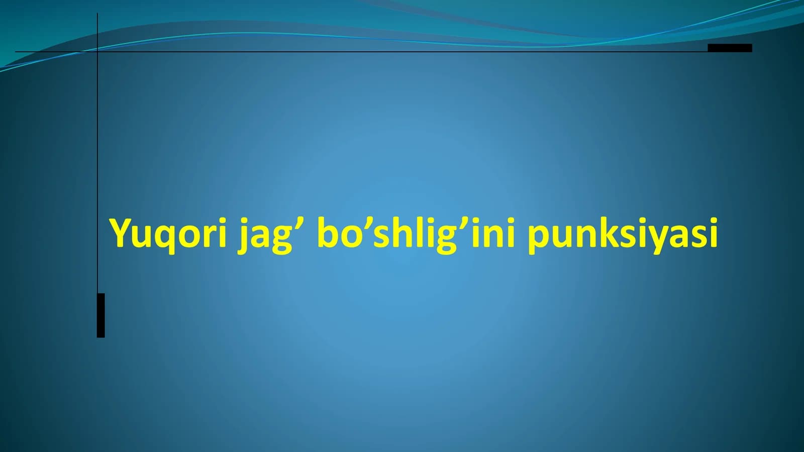 Yuqori jag’ bo’shlig’ini punksiyasi