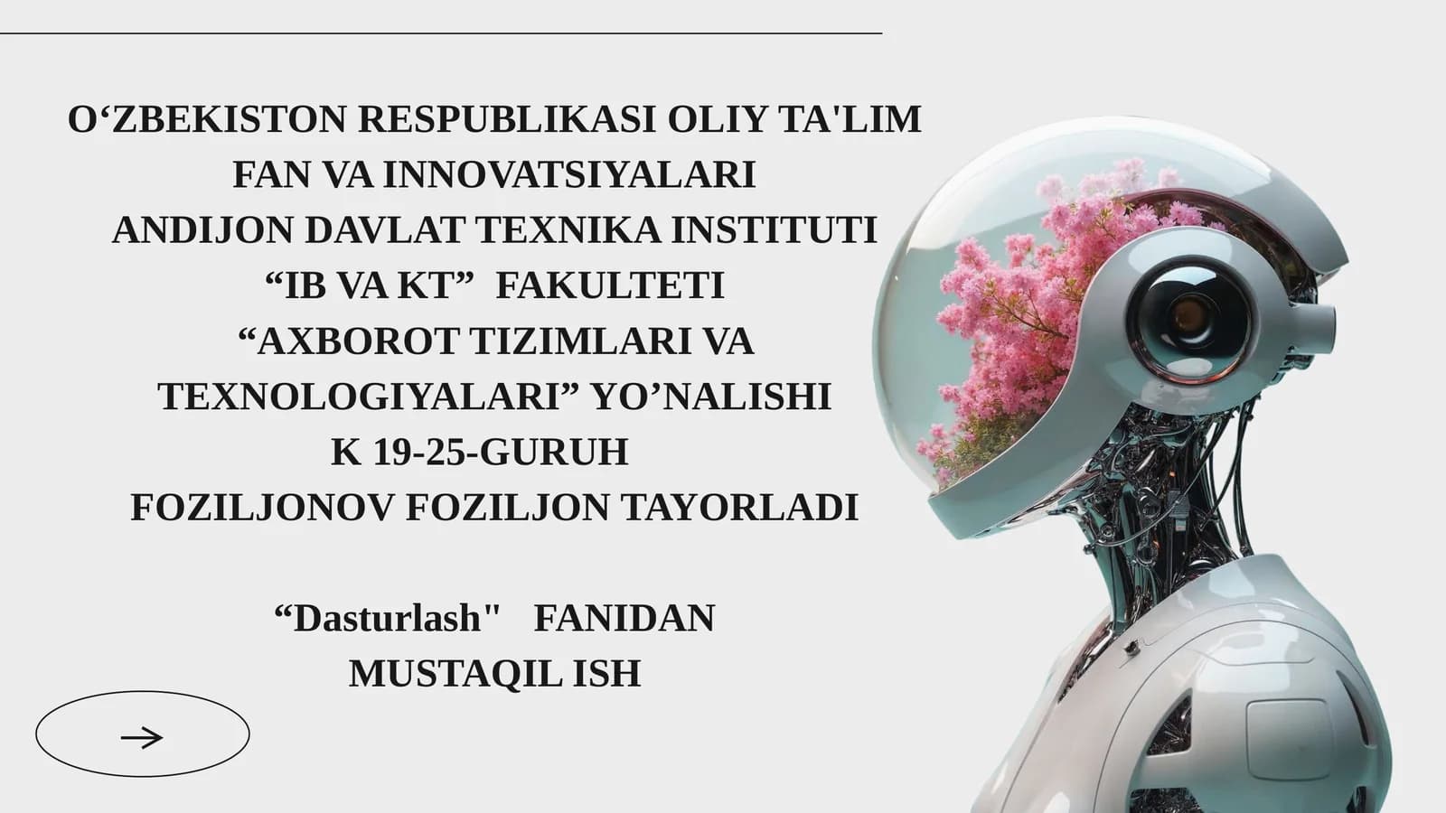 Matritsalar bilan amallar