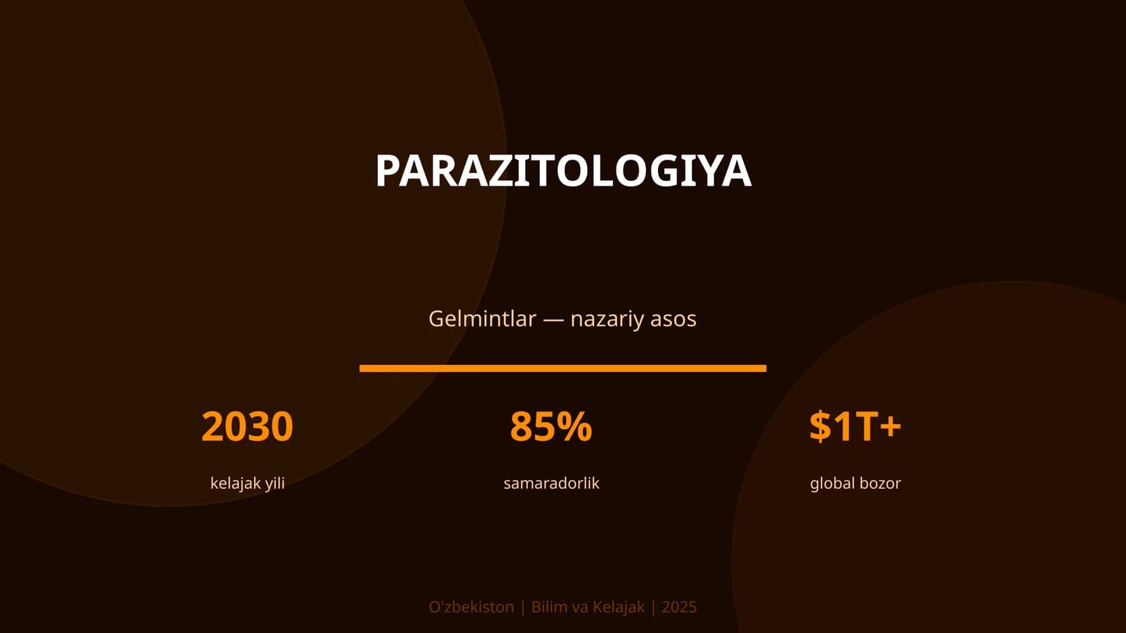 PARAZITOLOGIYA