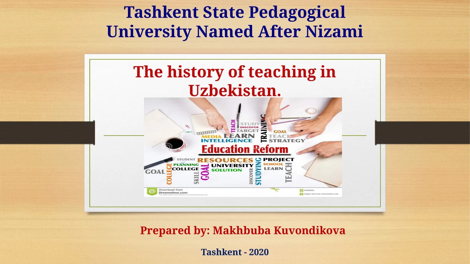 The history of teaching in Uzbekistan