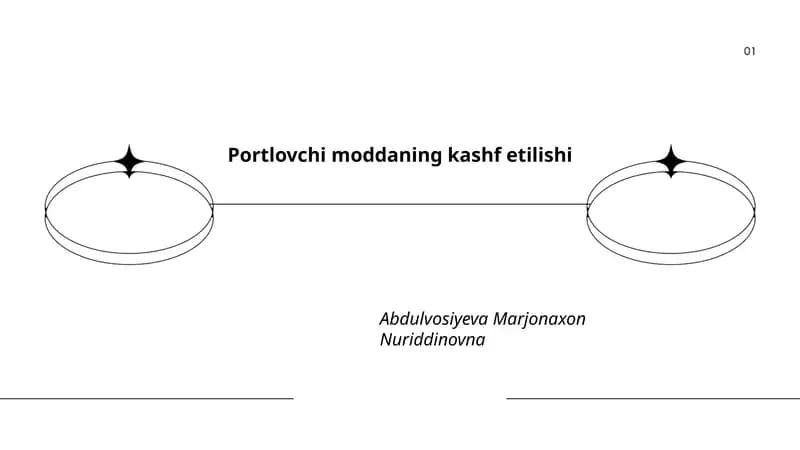 Portlovchi moddaning kashf etilishi