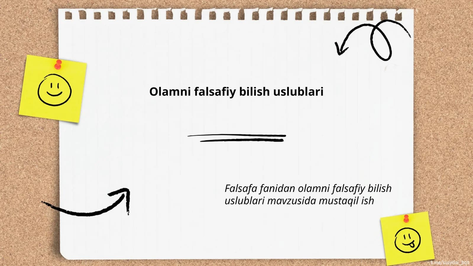 Olamni falsafiy bilish uslublari