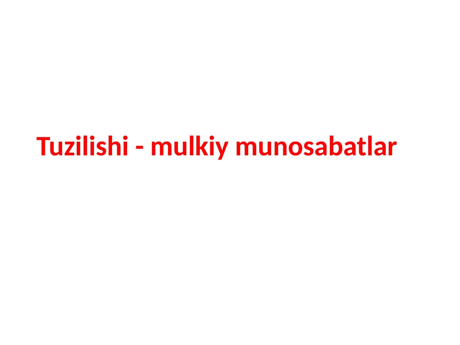 Tuzilish