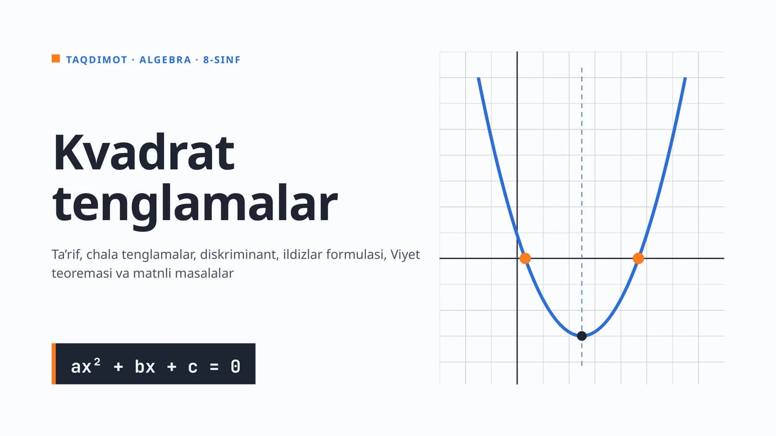 Kvadrat tenglamalar