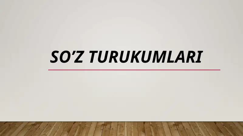So’zturukumlari