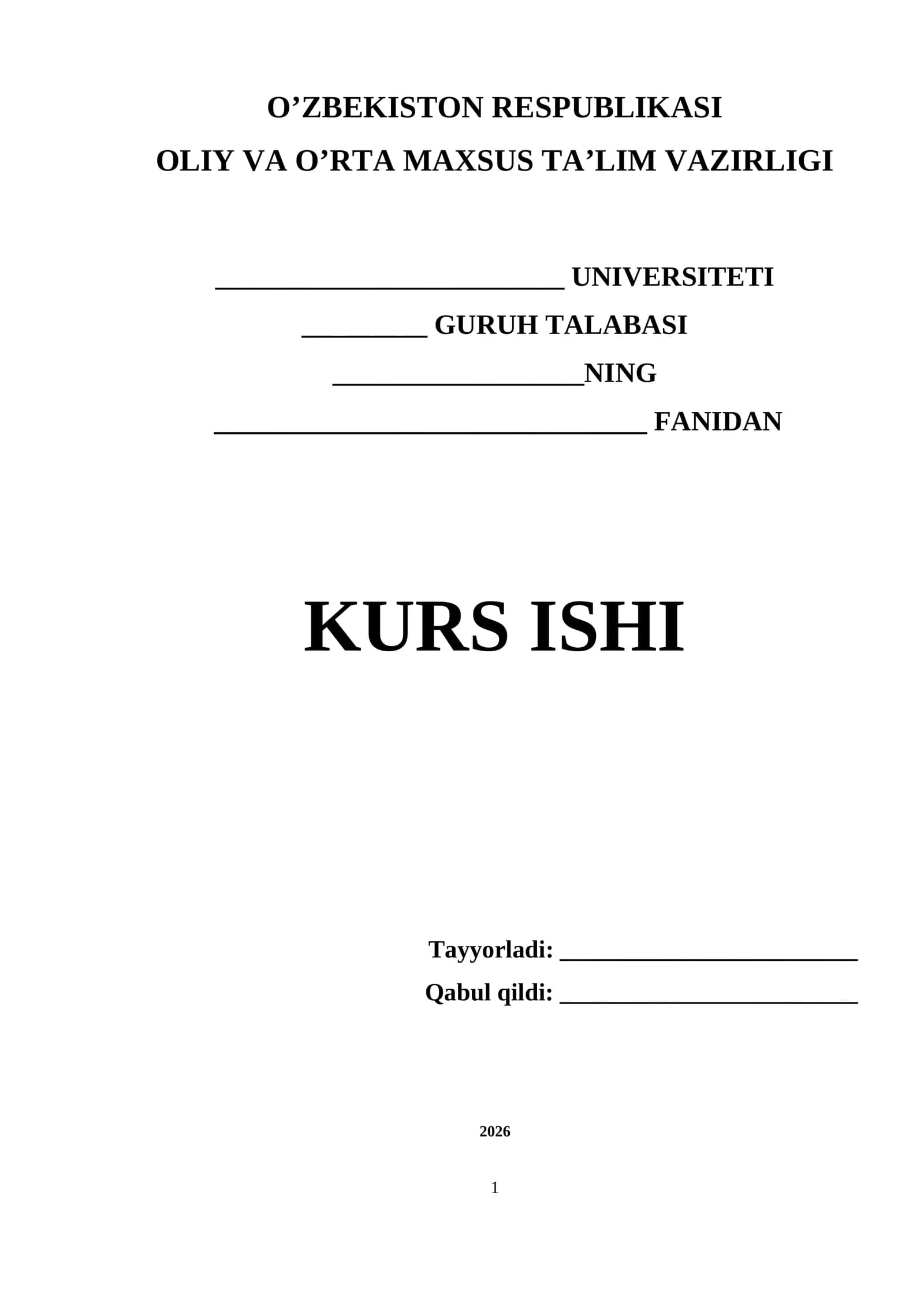 PUL BOZORIDA MUVOZANAT MODELI