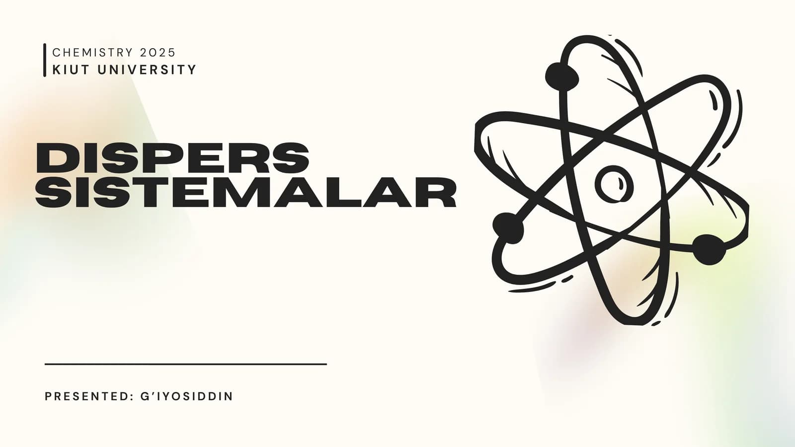 DISPERS SISTEMALAR