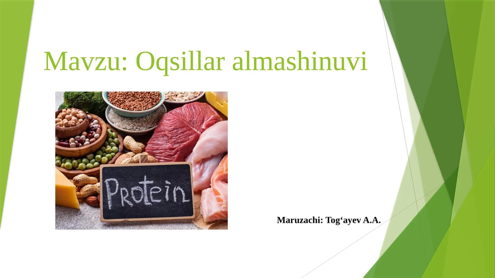 Oqsillar almashinuvi