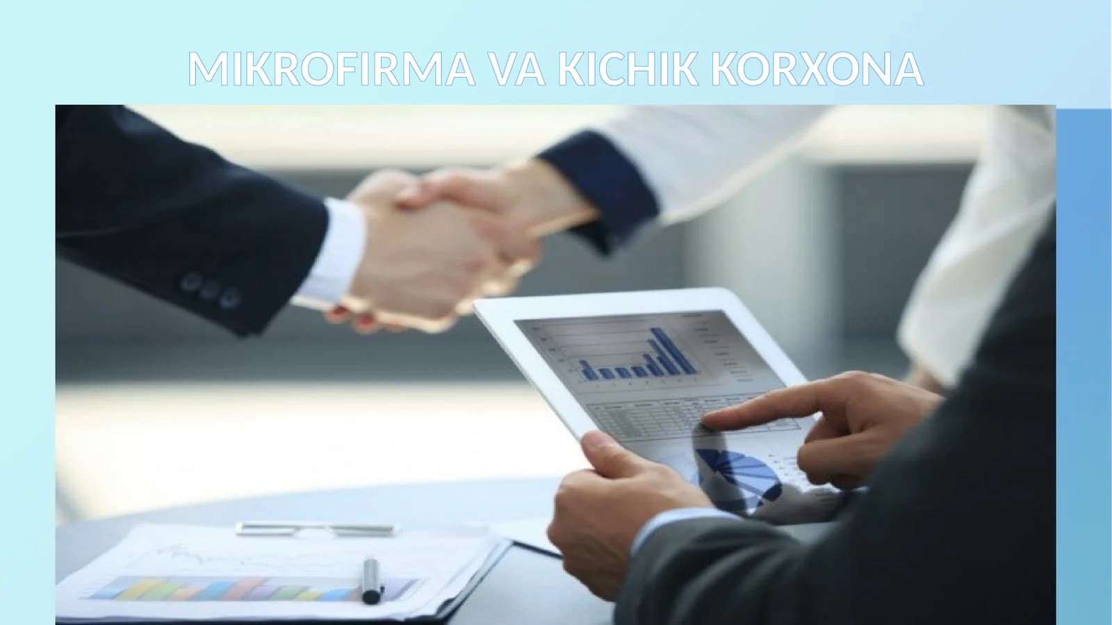 Kichik Tadbirkorlik Subyektlari