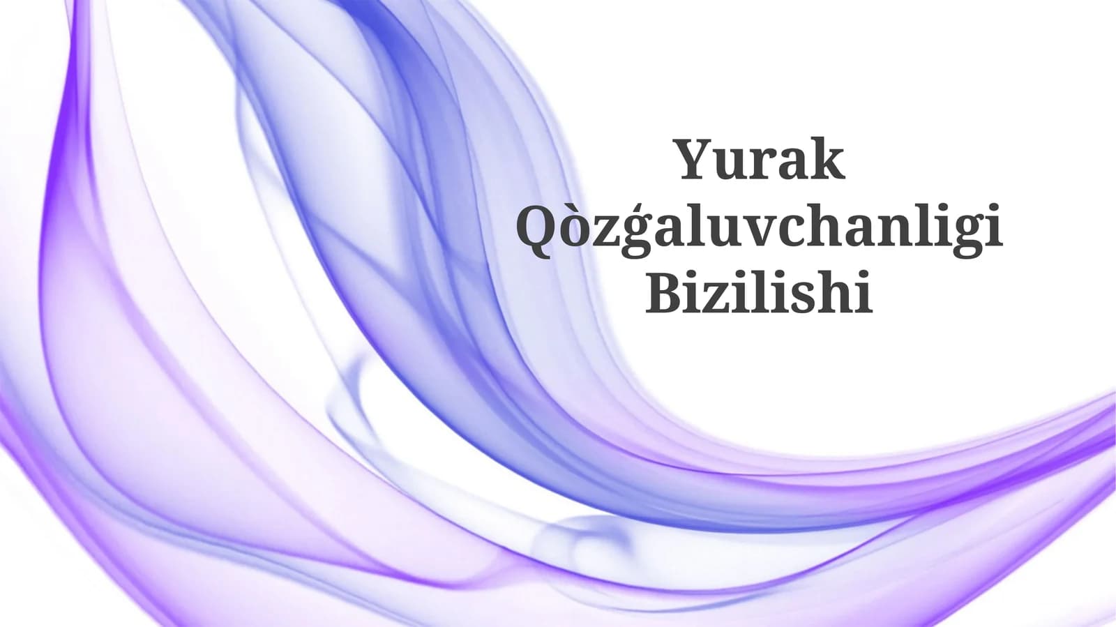 Yurak Qòzģaluvchanligi Bizilishi