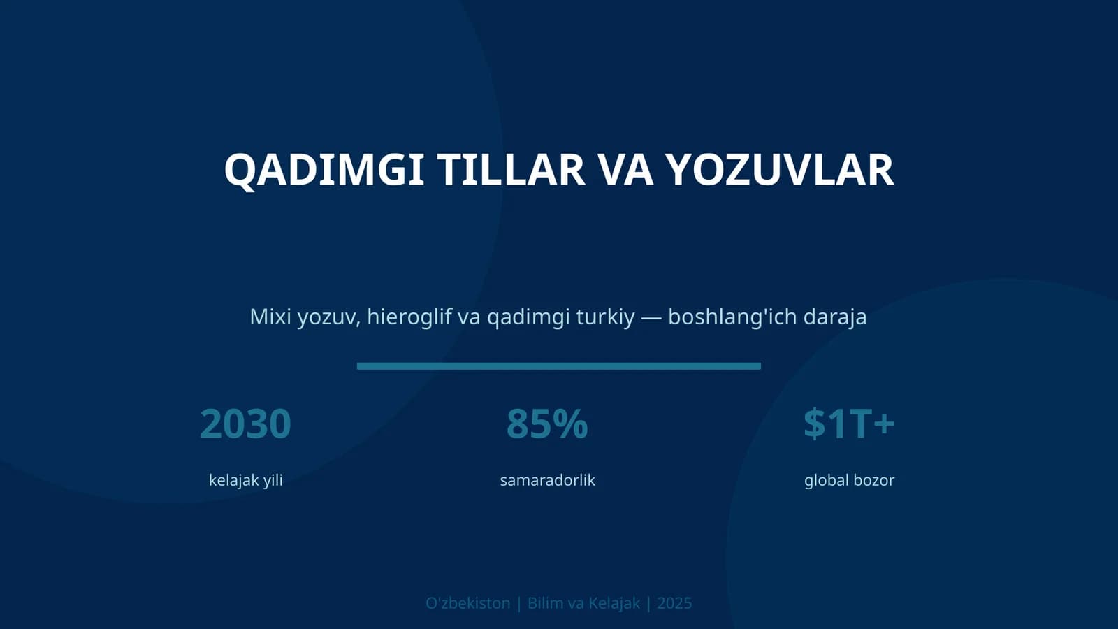 Qadimgi tillar va yozuvlar
