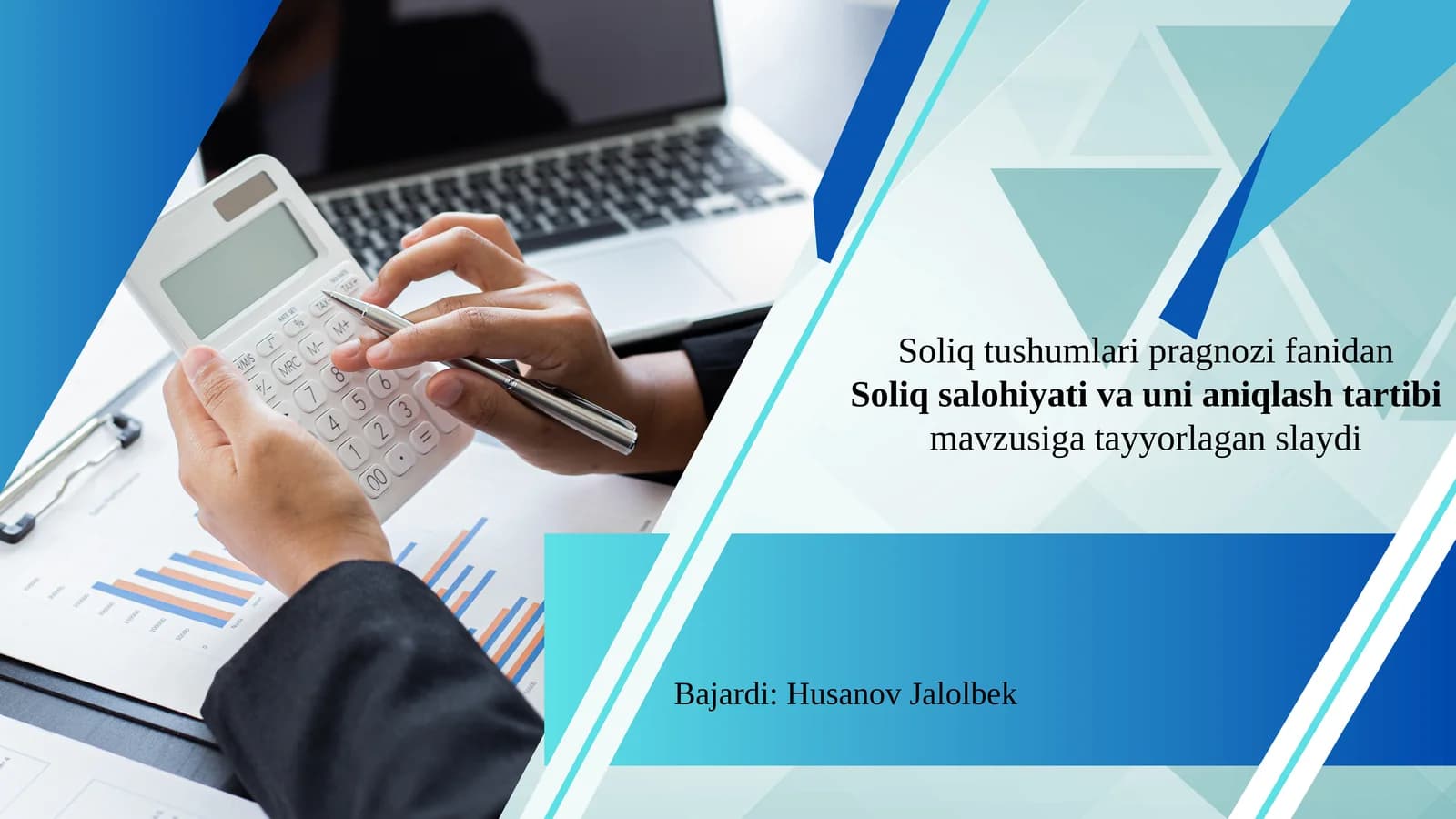 Soliq tushumlari pragnozi