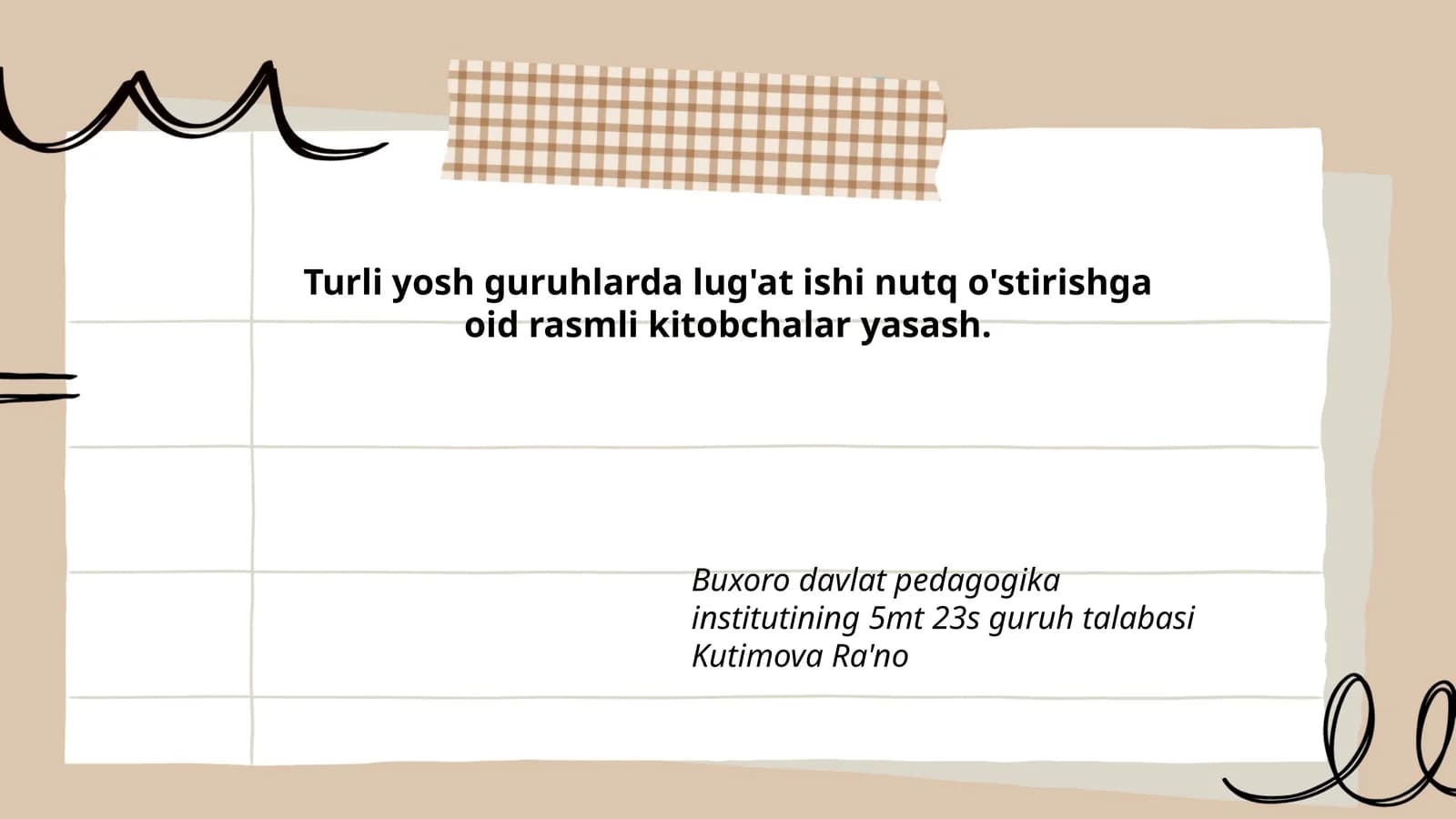 Ilk so‘zlar rasmli kitobchasi
