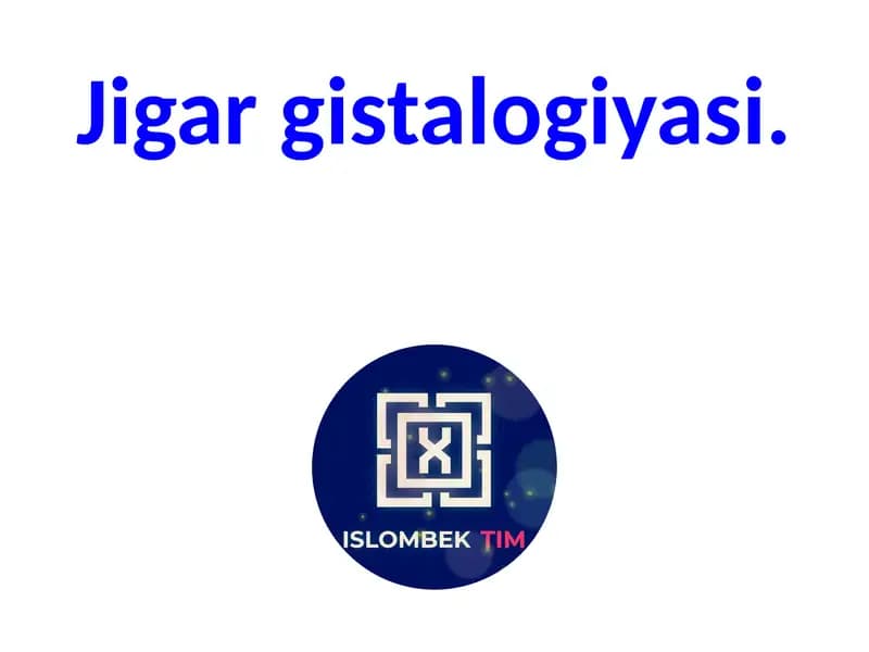Jigar gistalogiyasi