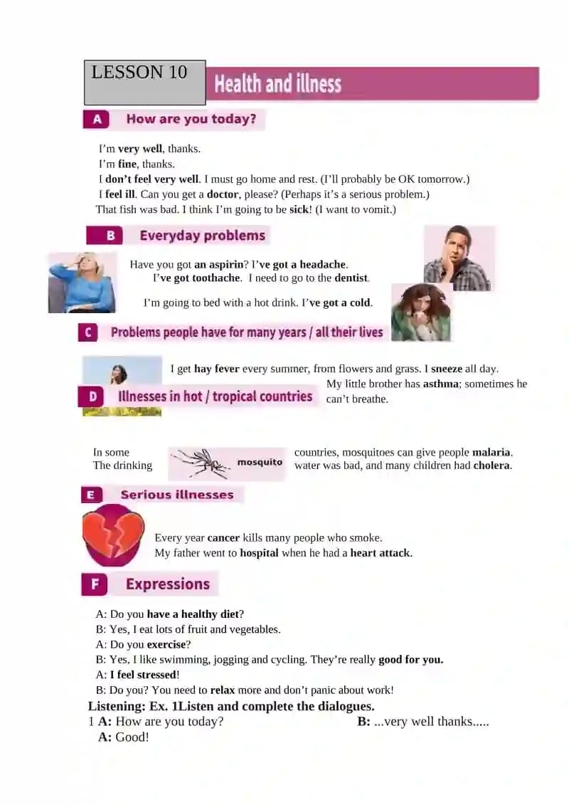 health and ilness