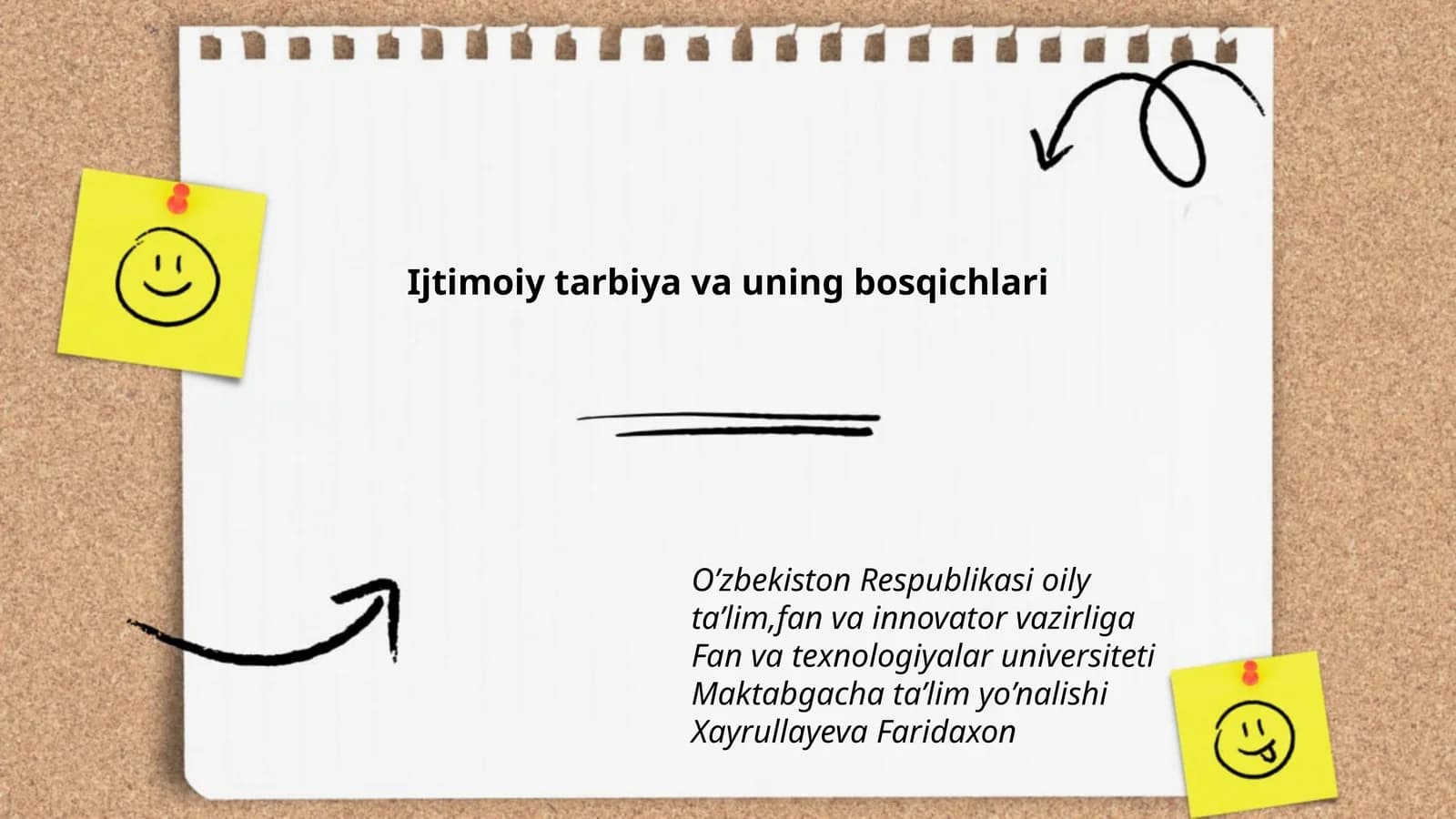 Maktabgacha ta’lim yo’nalishi