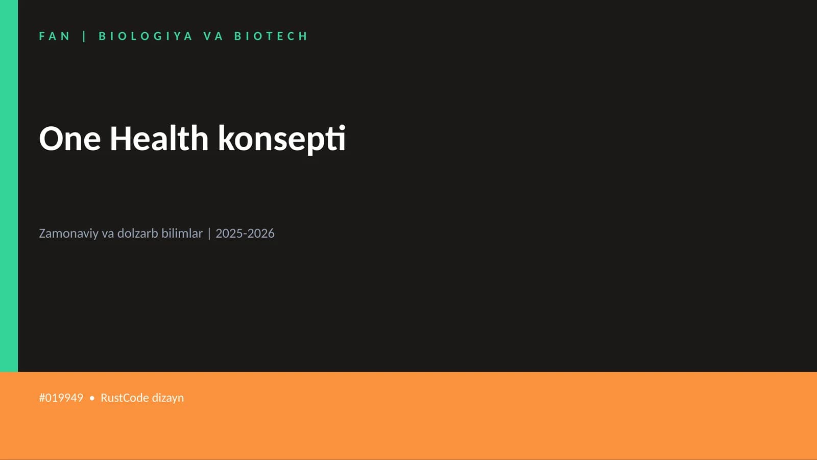 One Health konsepti