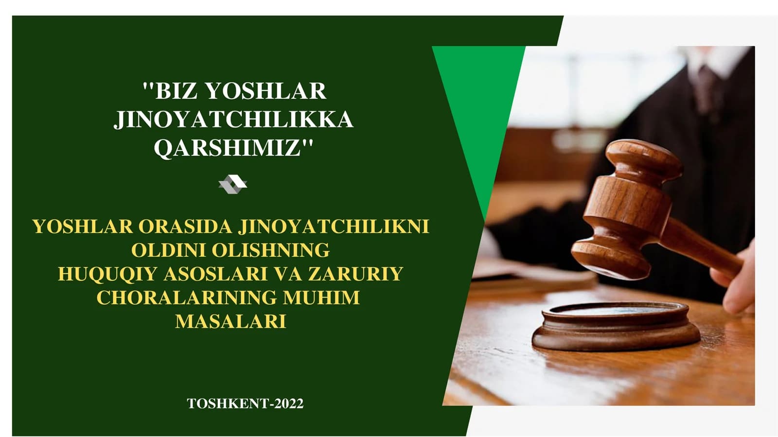 Yoshlar orasida jinoyatchilik ko‘rsatkichlari
