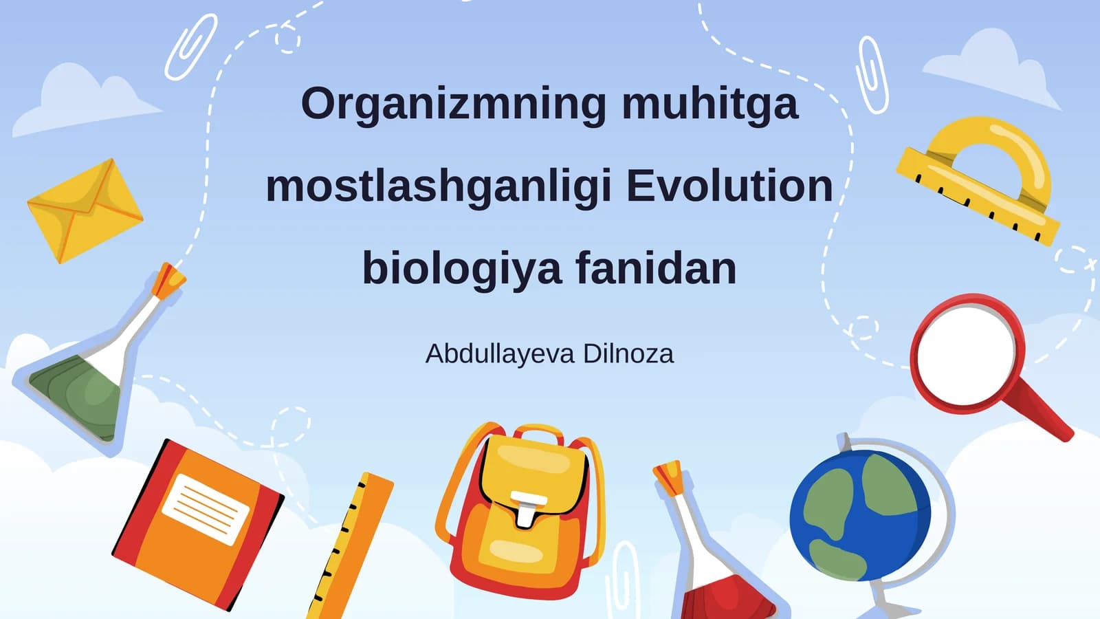 Organizmning muhitga mostlashganligi