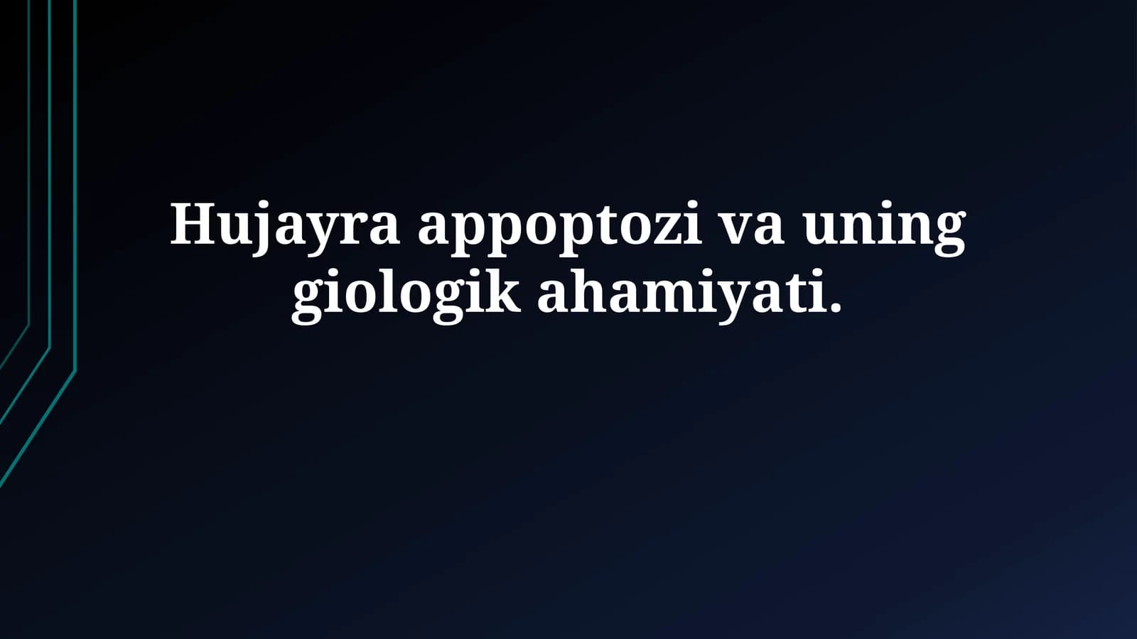 Apoptosis: Ta'rif, Xususiyatlar va Mexanizmlar
